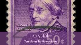  Presentation with civil rights - Slides enhanced with usa-circa-1940-a-stamp background and a violet colored foreground