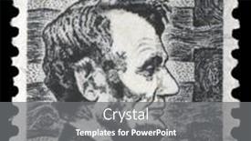  Presentation with america president - Audience pleasing slide deck consisting of usa-circa-1965-a-postage backdrop and a gray colored foreground