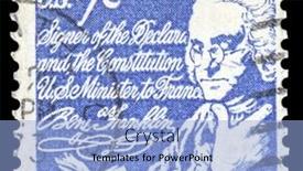  Presentation with postage - Amazing slide set having usa-circa-1972-a-postage backdrop and a light blue colored foreground