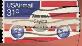  Presentation with postage - Audience pleasing PPT theme consisting of usa-circa-1976-a-21 backdrop and a soft green colored foreground