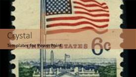  Presentation with america flag - 