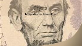  Presentation with abraham lincoln - Theme with usa-circa-2006-abraham-lincoln background and a coral colored foreground