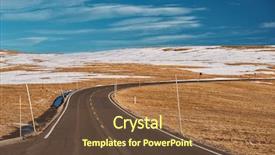  Presentation with continuous - Audience pleasing slide set consisting of usa in high alpine tundra backdrop and a tawny brown colored foreground