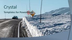  Presentation with trail - Slides having usa in high alpine tundra background and a  colored foreground