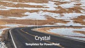  Presentation with trail - Slide deck having usa in high alpine tundra background and a  colored foreground