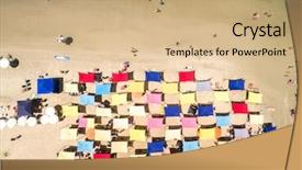  Presentation with brazil - Cool new slides with brazil usa - top view of a beach backdrop and a coral colored foreground