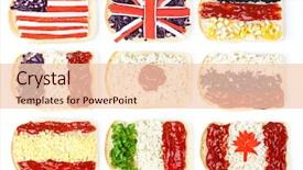  Presentation with japan - Beautiful presentation featuring usa japan - sandwiches with images backdrop and a lemonade colored foreground