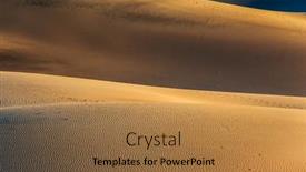  Presentation with light waves - Slides with usa-mesquite-flat-sand-dunes background and a  colored foreground