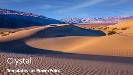  Presentation with light waves - Beautiful presentation theme featuring usa-morning-light-illuminates backdrop and a violet colored foreground