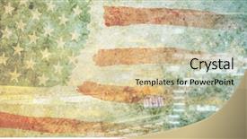  Presentation with usa flag and energy - Cool new PPT theme with usa national flag against new backdrop and a  colored foreground