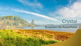  Presentation with pacific - Audience pleasing slide deck consisting of usa-pacific-coast-landscape-cape backdrop and a light blue colored foreground