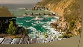  Presentation with pacific - Presentation design enhanced with usa pacific coast landscape julia pfeiffer burns state park california background and a gold colored foreground