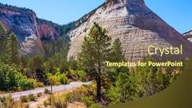  Presentation with navajo - Beautiful theme featuring usa-the-magnificent-multi-kilometer backdrop and a tawny brown colored foreground