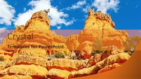  Presentation with popular - Audience pleasing PPT layouts consisting of usa-the-most-popular-trails backdrop and a gold colored foreground