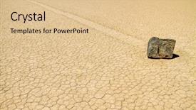  Presentation with race track - Presentation theme with california map - moving rock on race track background and a  colored foreground