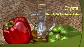  Presentation with dia de los muertos flowers - PPT theme enhanced with usana - detalle de los ajos background and a  colored foreground