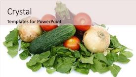  Presentation with healthy - Colorful PPT theme enhanced with usana - lot of healthy life backdrop and a  colored foreground