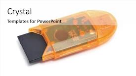  Presentation with relationship based care - Beautiful presentation theme featuring usb-based sd card reader backdrop and a  colored foreground