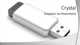  Presentation with flash - Beautiful PPT layouts featuring usb flash drive closuep backdrop and a white colored foreground