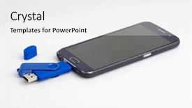  Presentation with bible verse for android - Colorful theme enhanced with usb flash drive for android backdrop and a white colored foreground