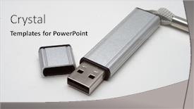 Presentation with flash - Colorful theme enhanced with pocket wifi - usb flash drive backdrop and a white colored foreground