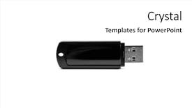  Presentation with lgbt diversity rainbow flag isolated - Slide deck featuring usb flash memory isolated background and a white colored foreground