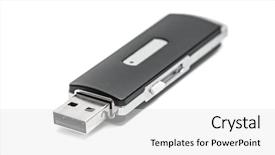  Presentation with whats next in red color on black board - Presentation theme consisting of usb memory stick black colored background and a white colored foreground