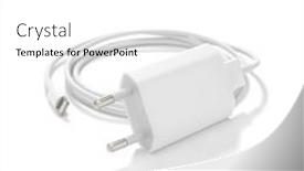  Presentation with power - PPT layouts having usb-power-adapter-isolated background and a  colored foreground