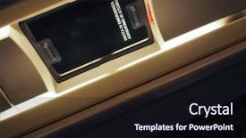  Presentation with emergency - Presentation theme featuring uscita emergenza meaning emergency exit background and a wine colored foreground