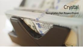  Presentation with machine to machine - PPT layouts having usd on money counting machine background and a  colored foreground