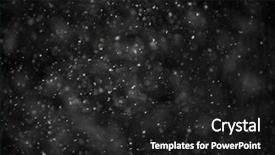  Presentation with falling snow - Presentation design featuring use as a template background and a dark gray colored foreground