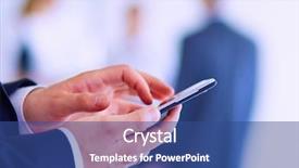  Presentation with office - Colorful presentation design enhanced with use employee - portrait of young businessman using backdrop and a ocean colored foreground