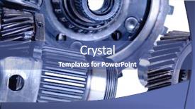  Presentation with automotive - Amazing presentation design having used automotive gears isolated backdrop and a ocean colored foreground