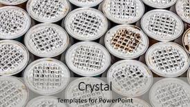  Presentation with packaging - Amazing PPT theme having used caffee capsule macro image backdrop and a light gray colored foreground