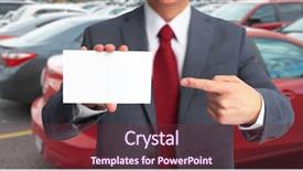  Presentation with auto - Audience pleasing slide set consisting of used cars - auto dealer with a business backdrop and a tawny brown colored foreground