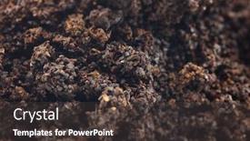  Presentation with compost - Theme enhanced with used-coffee-grounds-often-used background and a dark gray colored foreground