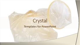  Presentation with condom - Cool new theme with used condom isolated on white backdrop and a lemonade colored foreground