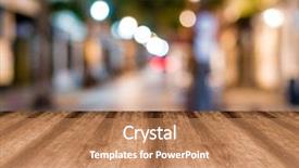  Presentation with empty - Beautiful presentation theme featuring used for display or montage backdrop and a coral colored foreground