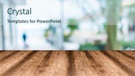  Presentation with wooden board empty table top - Colorful theme enhanced with used for display or montage backdrop and a sky blue colored foreground