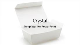  Presentation with fast food - Slides enhanced with used in fast food packaging background and a white colored foreground