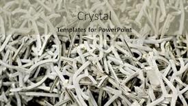  Presentation with stained glass - Presentation featuring used lead from renovation stained glass background and a light gray colored foreground