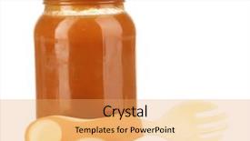  Presentation with baby food - Beautiful slide deck featuring useful-and-tasty-baby-food backdrop and a yellow colored foreground