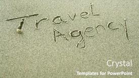  Presentation with travel - Slide deck with useful for travel agencies background and a mint green colored foreground