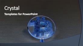  Presentation with blonde holds a magnifying glass - Theme featuring uses money - use a magnifying glass background and a  colored foreground