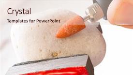  Presentation with speed - Presentation theme enhanced with drill vise - using a high speed rotary background and a lemonade colored foreground