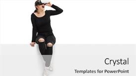  Presentation with virtual - Audience pleasing presentation consisting of using a virtual reality headset backdrop and a white colored foreground