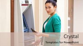  Presentation with tarot cards on fortune teller - Cool new PPT layouts with using an automated teller machine backdrop and a lemonade colored foreground