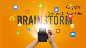  Presentation with social media camera - Presentation theme with using-camera-to-capture-social background and a gold colored foreground