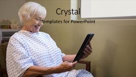  Presentation with using digital tablet - Presentation design consisting of using digital tablet to video background and a  colored foreground