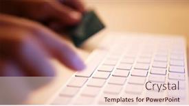  Presentation with pay - Cool new theme with using-laptop-computer-and-credit backdrop and a lemonade colored foreground